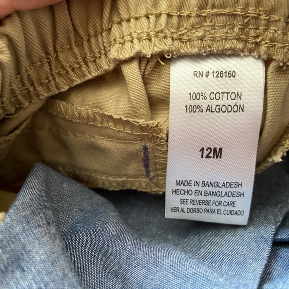 Little Lad Baby Boy's 3 Piece Shirt, Pants and suspender elastic Set- 12 Months - Picture 6 of 6